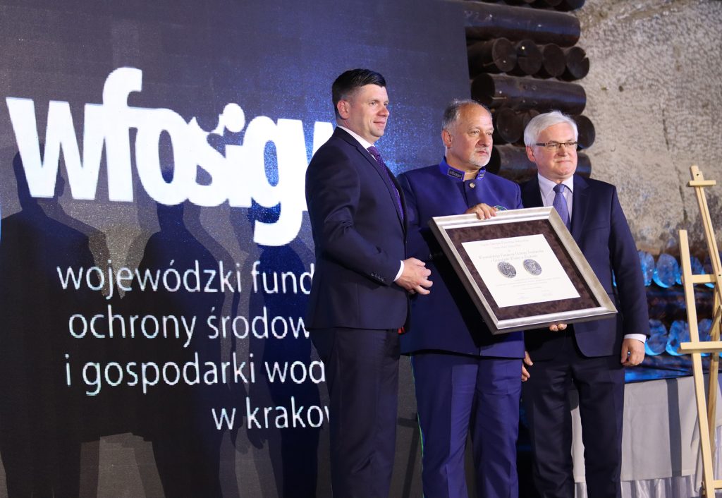 Srebrny Medal Polonia Minor dla Wojewódzkiego Funduszu Ochrony Środowiska i Gospodarki Wodnej w Krakowie