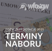 Terminy naboru wniosków w 2025 roku